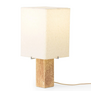 Audo Nonna Table Lamp travertine, sand shade 49cm