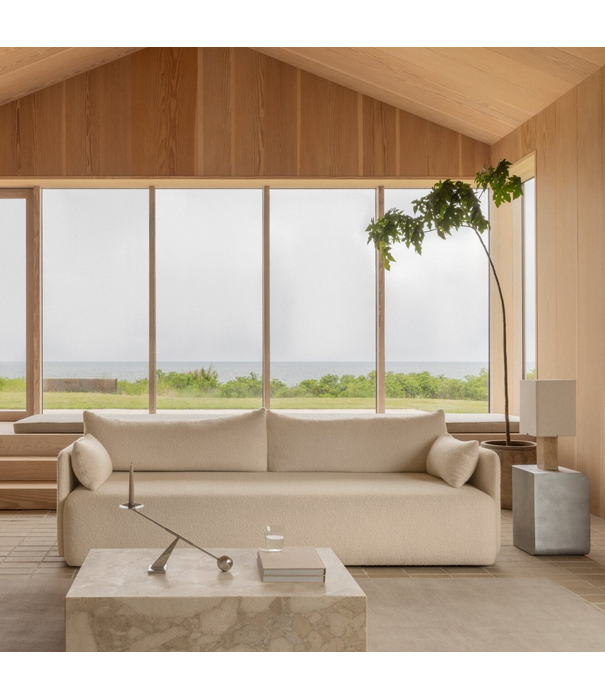 Audo Audo Nonna Table Lamp travertine, sand shade 49cm