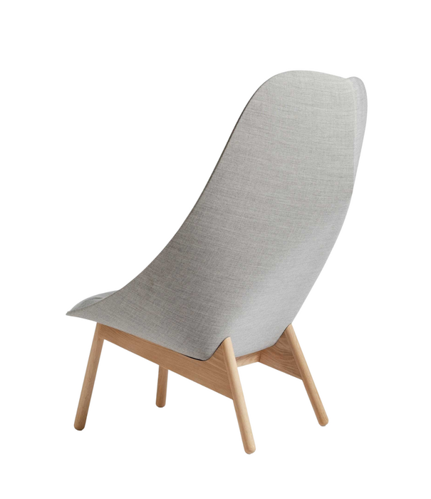 Hay  Uchiwa Quilted Lounge Stoel Mode 002 grijs / Remix 123 grijs