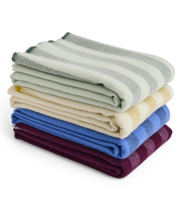 Hay  Duo Wool Plaid