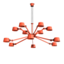 Bolt Chandelier 12 arm