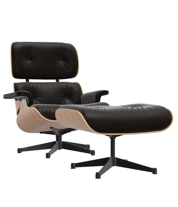 Vitra  Eames Lounge Chair kersenhout, chocolate premium F leer