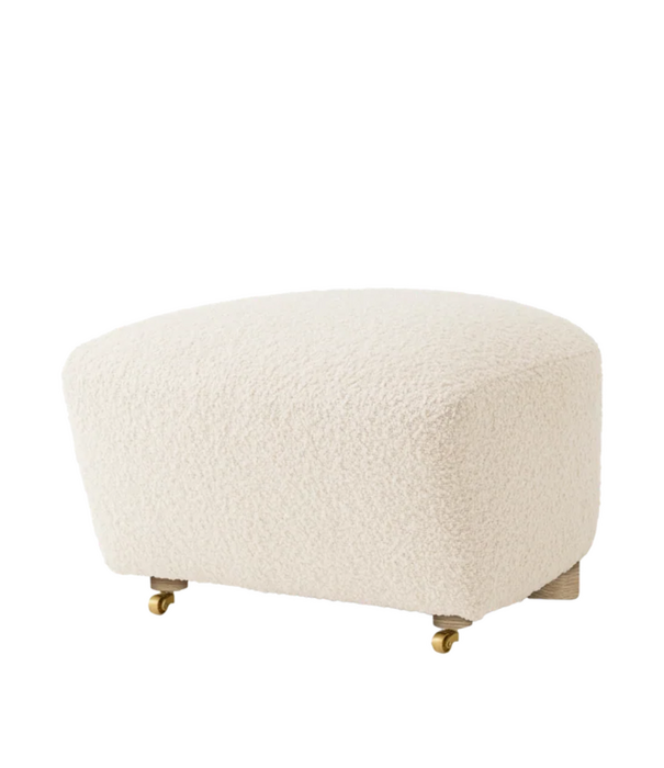 Audo Audo The Tired Man Lounge Chair textile, oak base