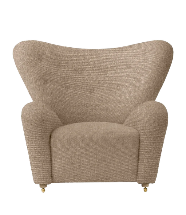 Audo Audo The Tired Man Lounge Chair textile, oak base