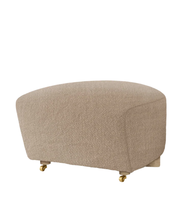 Audo Audo The Tired Man Lounge Chair textile, oak base