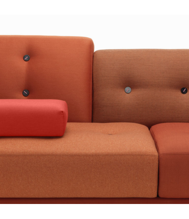 Vitra  Vitra Polder Compact Sofa, lage armleuning links