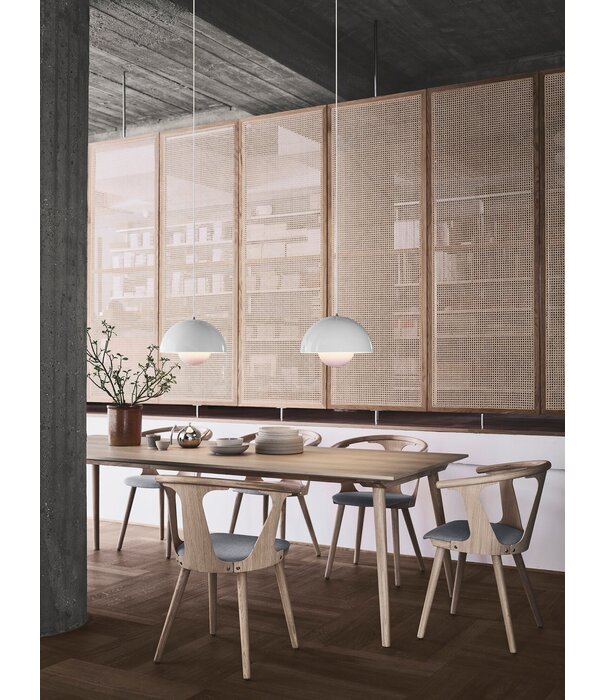 &Tradition  In Between SK2 Dining Chair, seat upholstered