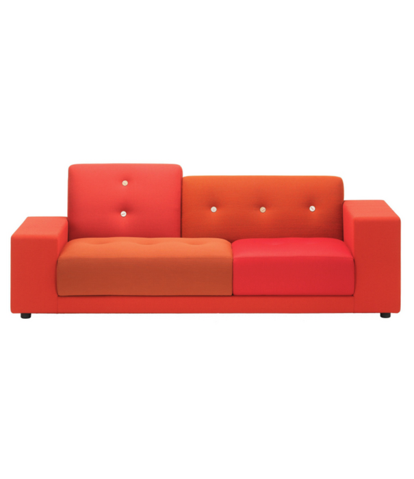 Vitra  Vitra Polder Compact Sofa, lage armleuning links