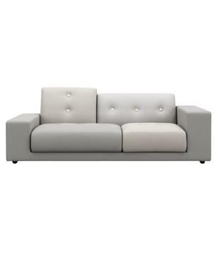 Vitra Polder Compact Sofa, lage armleuning links