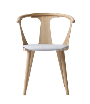 &Tradition In Between SK2 Dining Chair, seat upholstered