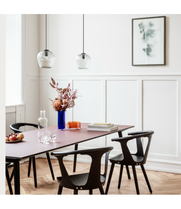 &Tradition  In Between SK2 Dining Chair, seat upholstered