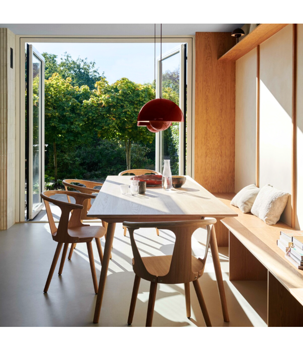 &Tradition &Tradition In Between SK2 Dining Chair, seat upholstered