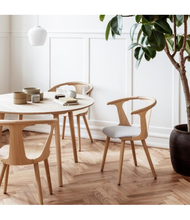 &Tradition  In Between SK2 Dining Chair, seat upholstered