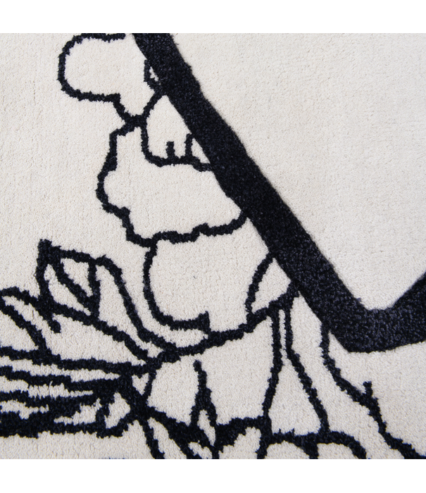 Haus Üger Haus Üger Shape of a Break Rug black