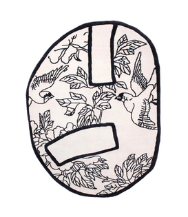 Haus Üger Shape of a Break Vloerkleed black