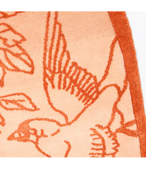 Haus Üger Haus Üger Shape of a Break Vloerkleed orange