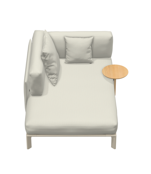 Vitra  Vitra Anagram Chaise Longue,  Hola pearl / chalk base