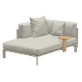 Vitra Anagram Chaise Longue, Hola pearl /  krijt beige voet