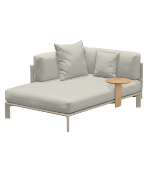 Vitra Anagram Chaise Longue,  Hola pearl 09/ chalk base