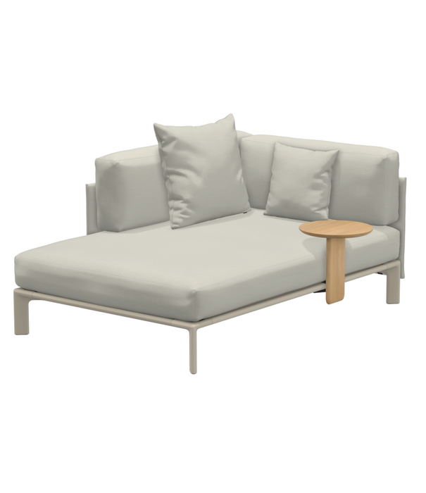 Vitra  Vitra Anagram Chaise Longue,  Hola pearl / chalk base