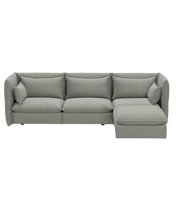 Vitra  Vitra Mariposa Hoekbank, ottoman rechts