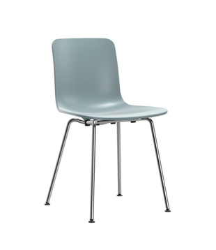 Vitra  Hal RE Tube Chair plastic, chromed tube base