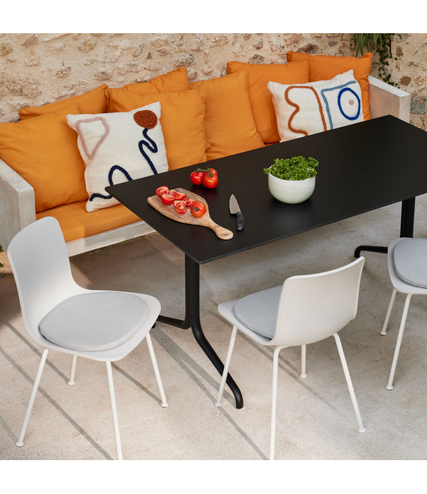 Vitra  Vitra Hal RE Tube Chair plastic, ivory tube base