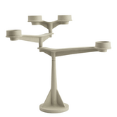 Tom Dixon  Spin Mini Kandelaar grijs beige