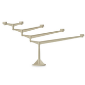 Tom Dixon Spin Candelabra putty grey beige