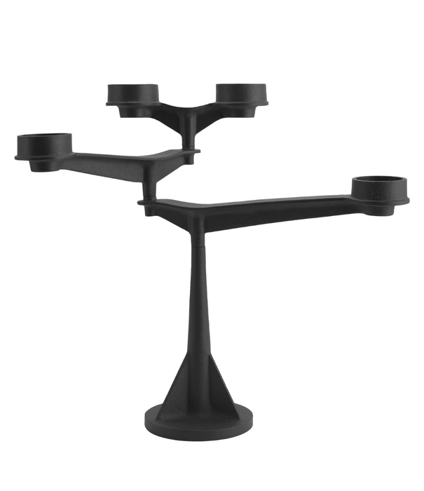 Tom Dixon  Tom Dixon  Spin Mini Kandelaar grijs beige