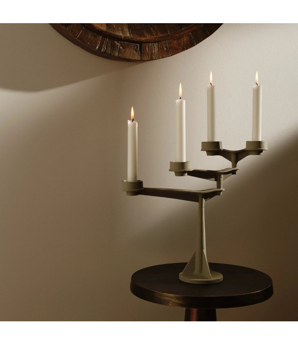 Tom Dixon  Tom Dixon  Spin Mini Candelabra grey beige