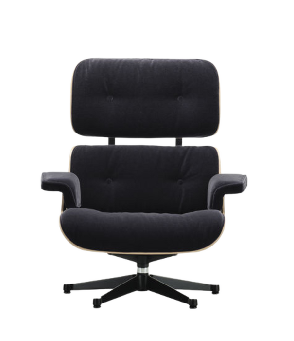 Vitra  Vitra Eames Lounge Chair & Ottoman Santos Palissander, calma dark anthracite