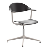 Vitra Mynt Office Chair basic dark RE plastic, deep black 4 star base