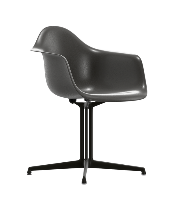 Vitra  Vitra Eames Fiberglass DAL Eetkamerstoel, zwart onderstel