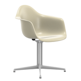 Vitra  Eames Fiberglass DAL Dining Chair, white base