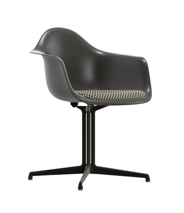 Vitra  Vitra  Eames Fiberglass DAL Dining Chair seat cushion checker