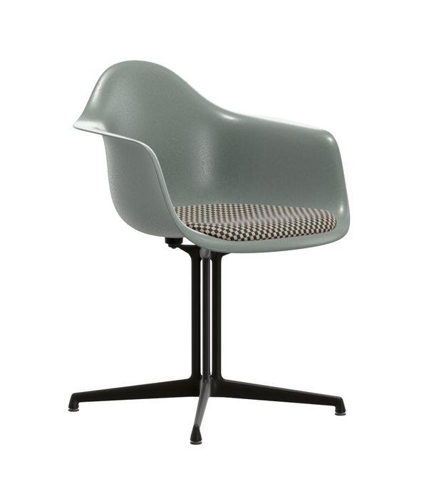 Vitra  Vitra  Eames Fiberglass DAL Dining Chair seat cushion checker