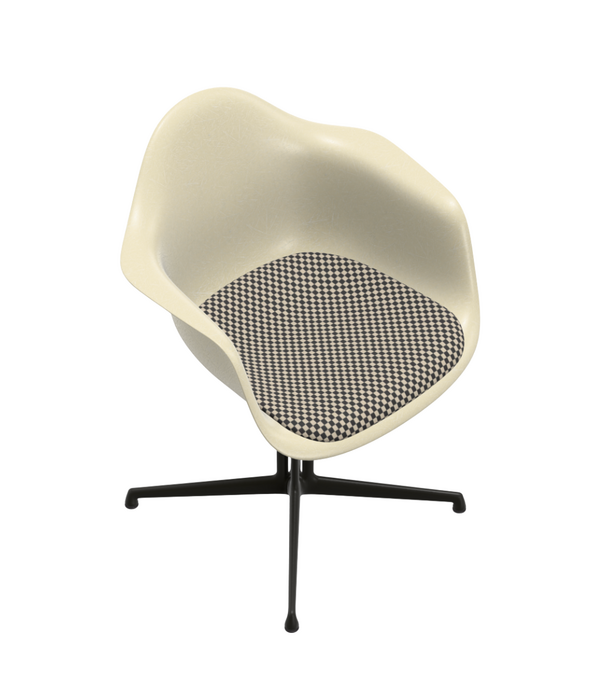 Vitra  Vitra  Eames Fiberglass DAL Dining Chair seat cushion checker
