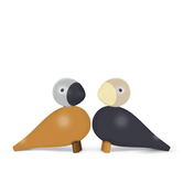 Kay Bojesen Lovebirds green-rose, set of 2