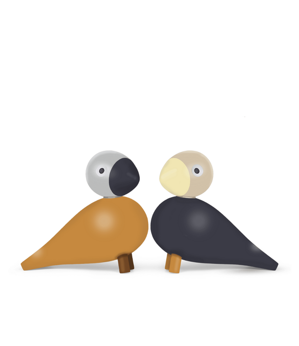 Kay Bojesen  Lovebirds you & me,  set van 2