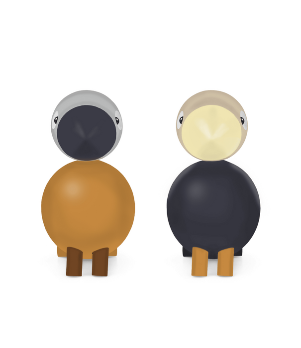 Kay Bojesen  Lovebirds you & me,  set van 2