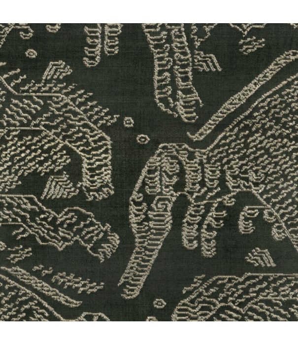 Gubi  Gubi Pacha Lounge Chair Tiger Mountain, fixed pearl gold base