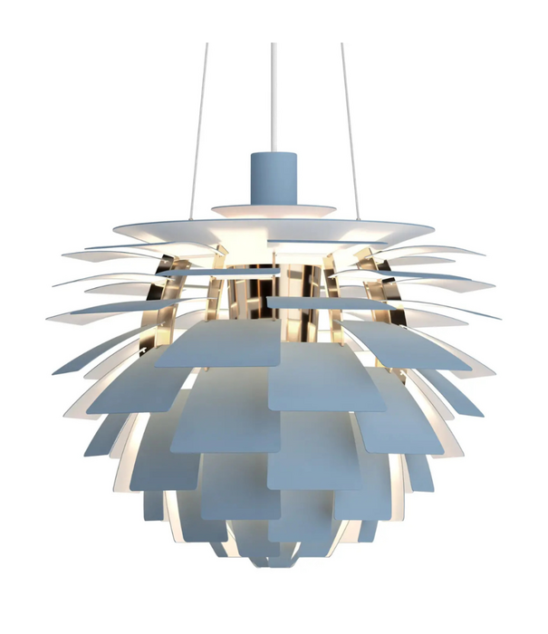 Louis Poulsen  PH Artichoke Hanglamp dusty green chrome plated