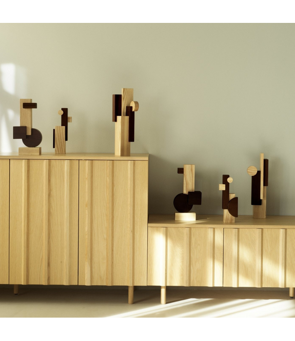 Normann Copenhagen  Join Sculptuur essen, gecarboniseerd essen
