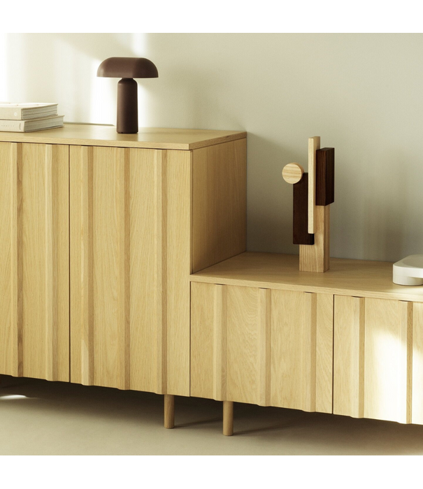 Normann Copenhagen   Join sculpture ash, carbonized ash