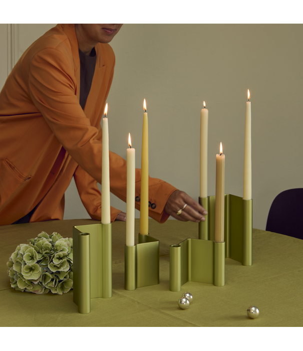 Muuto  Pair candleholder aluminum 11cm