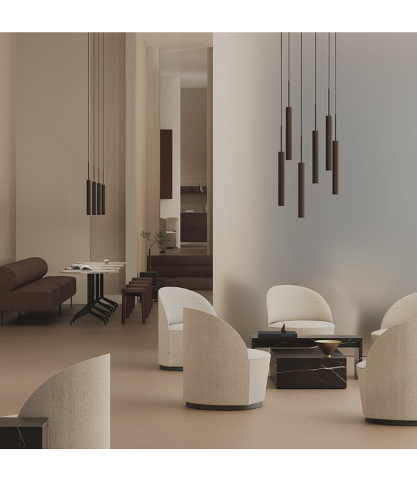 Audo Audo Copenhagen Tubulaire Chandelier 6