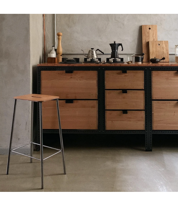 Frama  Frama Adam Kruk | Raw Steel / Natural Leather 65cm.