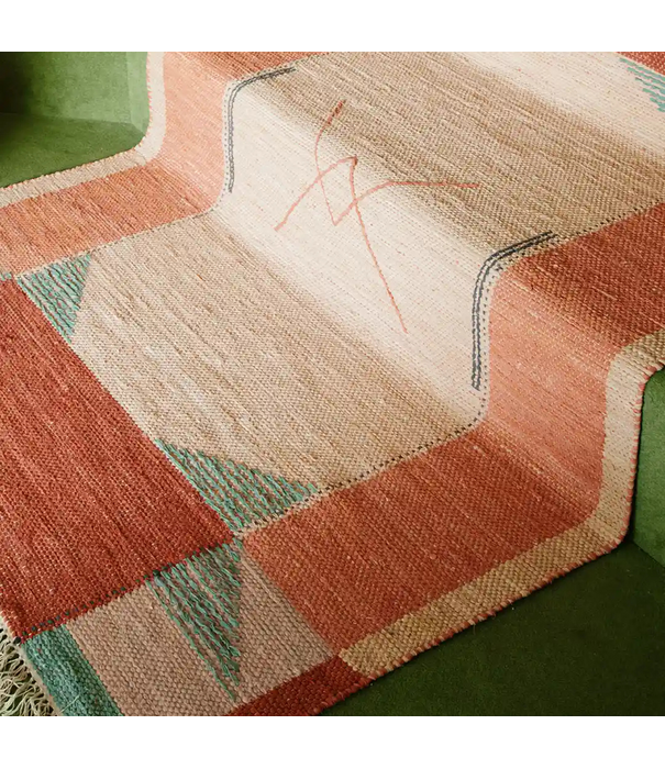 Finarte Apollo Upcycled cotton rag Rug Terra