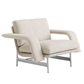 &Tradition Meantime AV29 Lounge Stoel Ecriture 210 creme